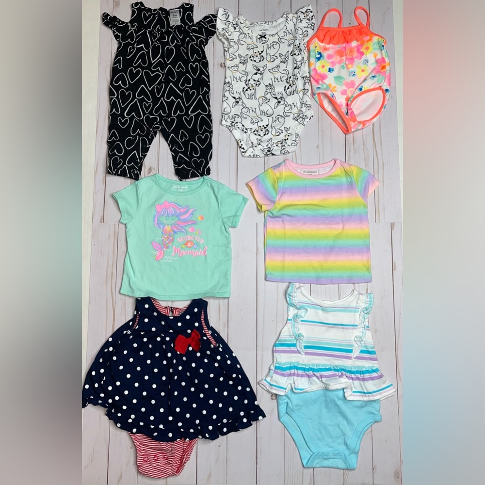Baby Girls Clothes Carter’s, Child Of Mine, Garanimals Size 3m and 3-6m